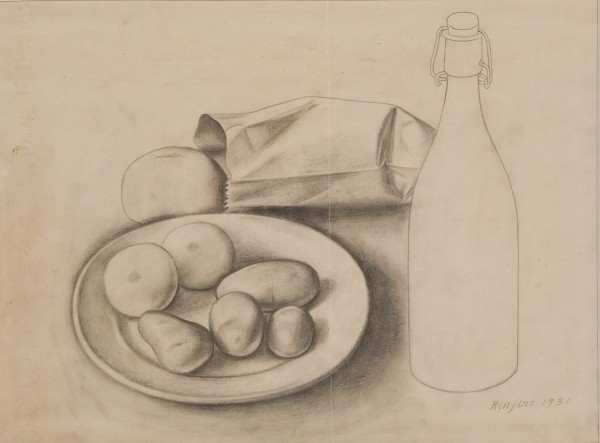 Rinjiro Hasegawa : Still Life with a Bottle
